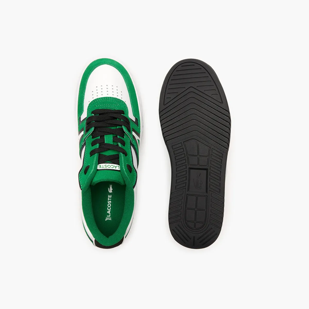 L001 Coated Leather Trainers
