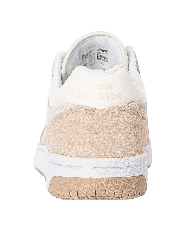 New Balance 480 Suede Trainers - Mindful Grey/Moonbeam/Sea Salt